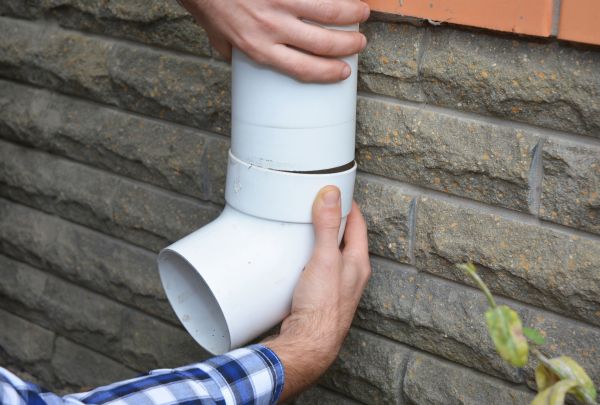 Drainage Downspout Repair in Maineville