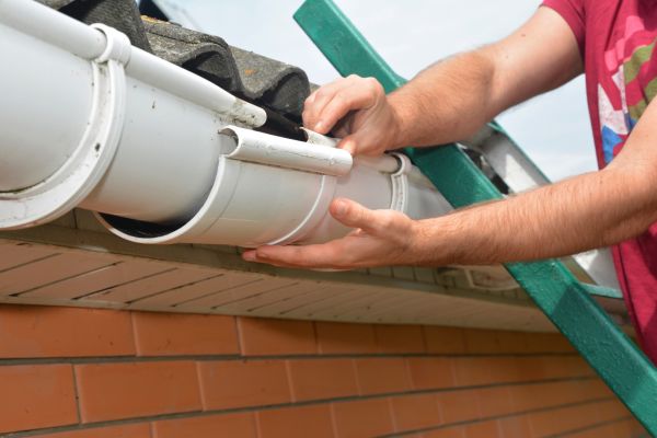 Large Gutter Repair in Maineville