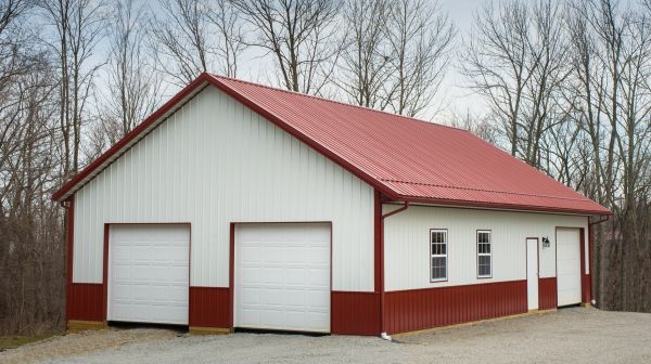 Barn Downspout Repair in Maineville