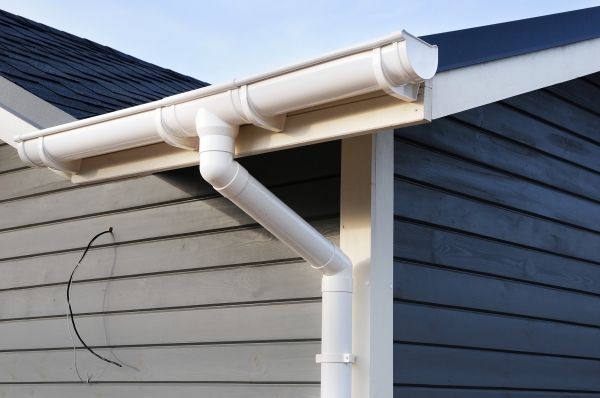 PVC Rain Gutter Installation in Maineville