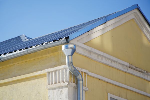 Steel Downspout Installation in Maineville